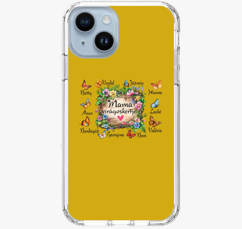 Mama virágoskertje sok kis lepke telefontok