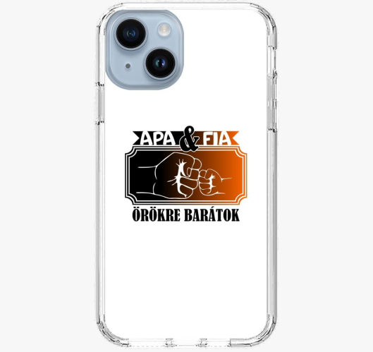 Apa és fia mintás telefontok