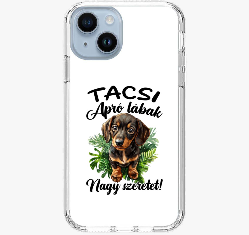 Tacsi Apró lábak, nagy szeretet barna tacsi telefontok
