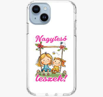 Nagytesó leszek, kislány hintázik pici lánnyal telefontok