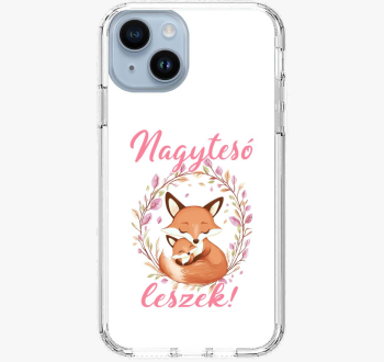 Nagytesó leszek, kisrókák rózsaszín felirat telefontok