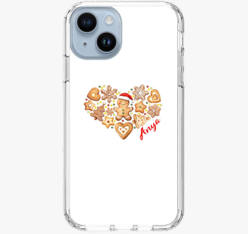 Mézeskalácsból szív családi szett anya telefontok
