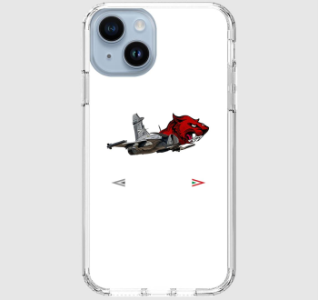 JAS-39 Gripen puma karikatúra fehér felirattal telefontok