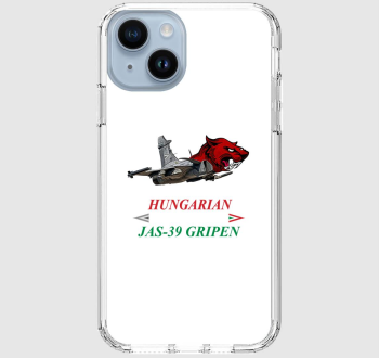 JAS-39 Gripen puma karikatúra piros-fehér-zöld felirattal telefontok