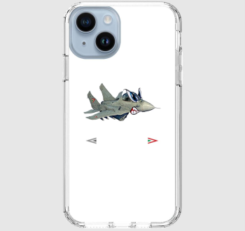 Mig-29 karikatúra fehér felirattal telefontok