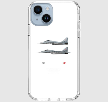 MiG-29 emlék fehér felirattal telefontok
