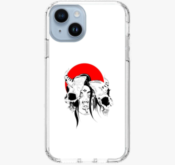 Japán női koponyás telefontok