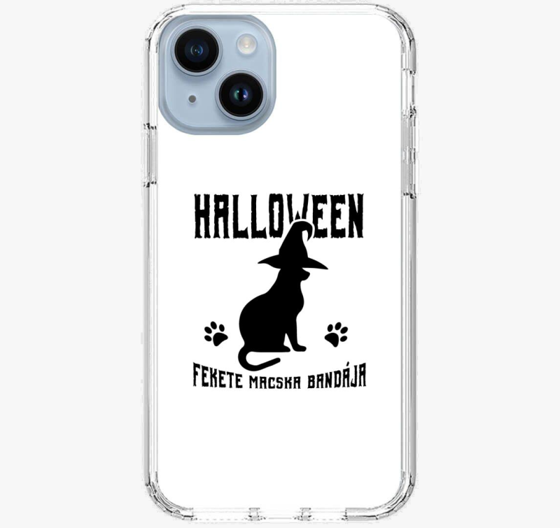 Fekete macska bandája Halloween telefontok