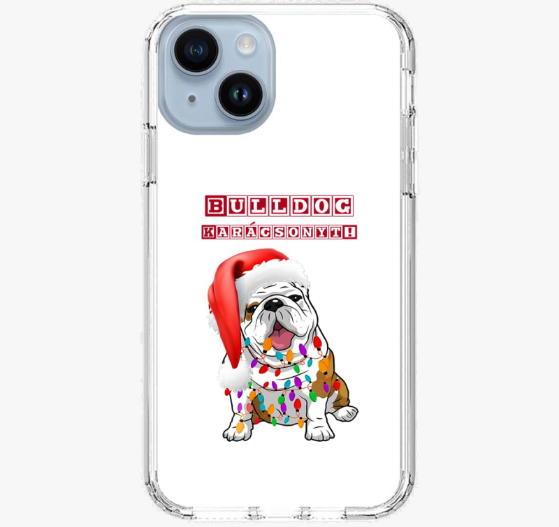 Bulldog Karácsonyt telefontok