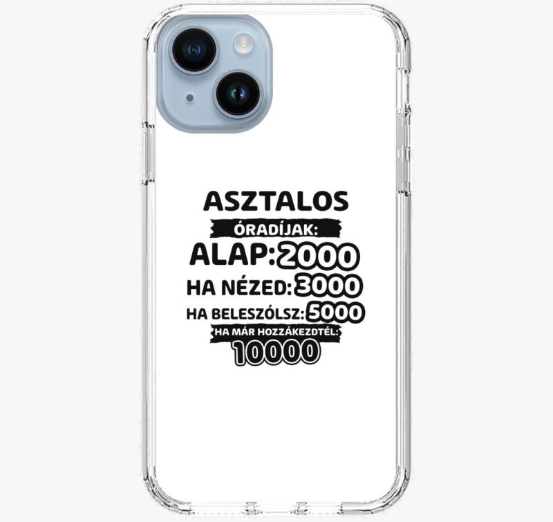 Asztalos óradíjak munka telefontok