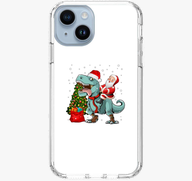 Mikulás a T-Rex hátán telefontok