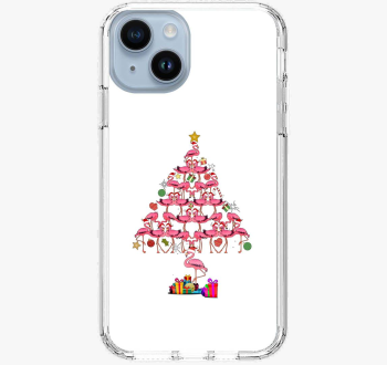 Flamingós karácsonyfa telefontok