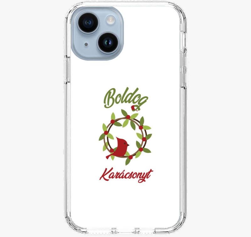 Madárkoszorú karácsonyi telefontok