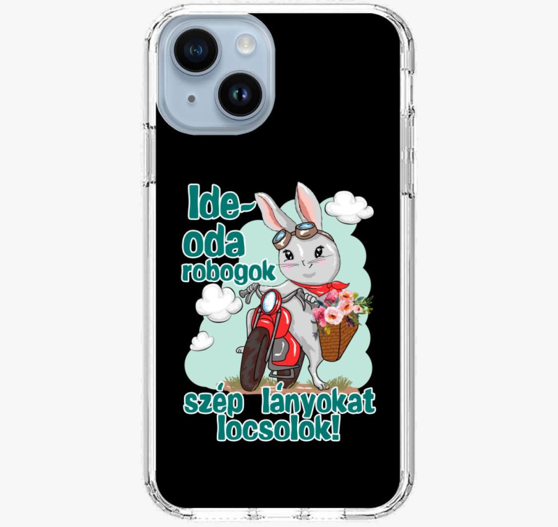 Húsvét Nyuszi motoron Ide oda robogok telefontok