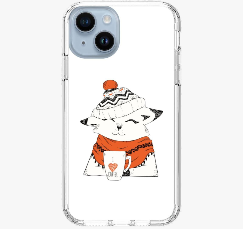 Winter cat coffee telefontok