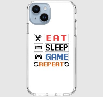 Eat sleep game repeat felirat telefontok