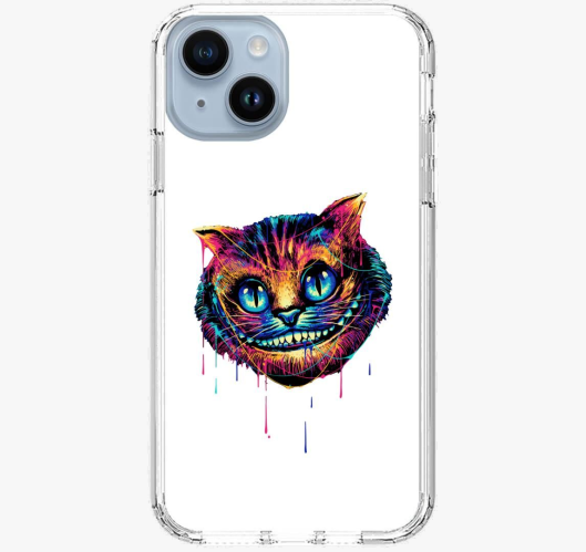 Colorful cat face telefontok