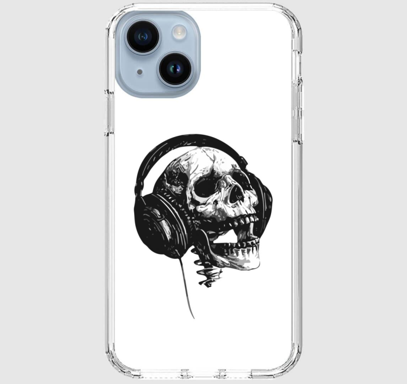 Skull music headset telefontok