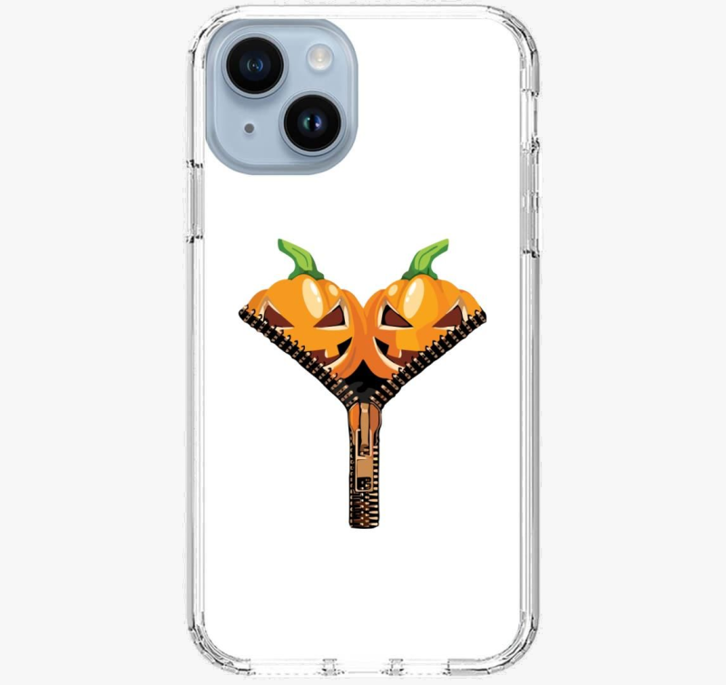 Halloween pumpkin zipper telefontok