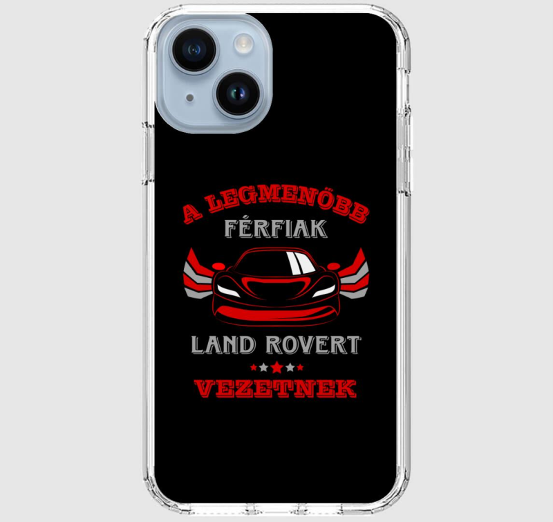 Land Roveres menő sofőr telefontok