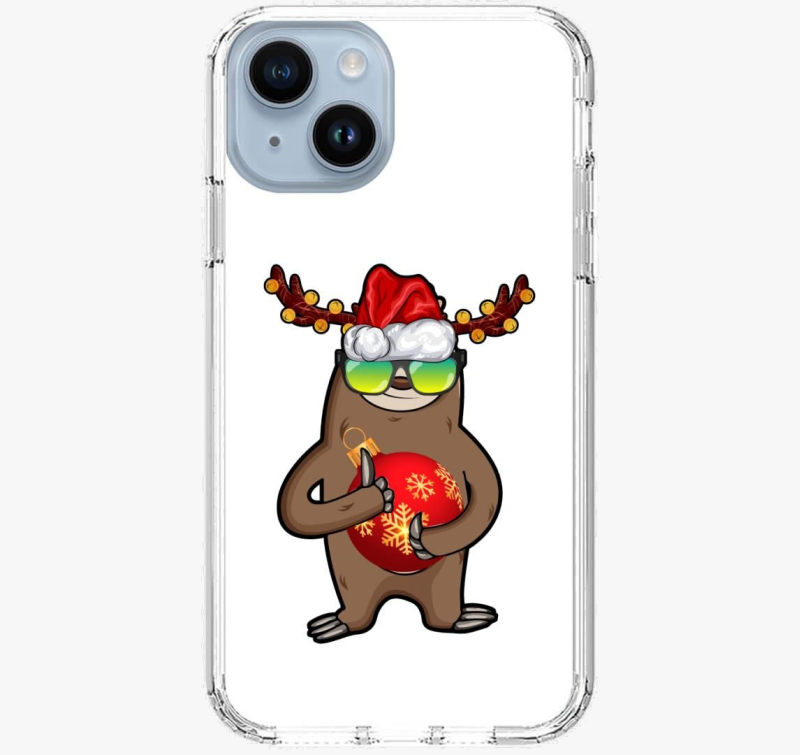 Laza karácsonyi lajhár telefontok