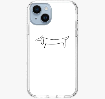 Tacskó egyvonalas rajz telefontok
