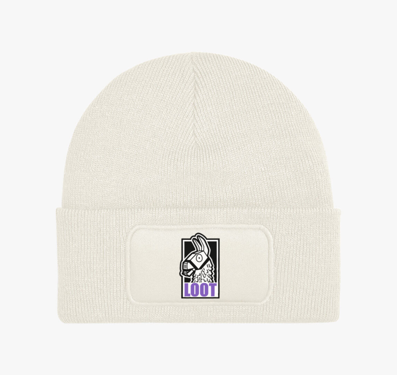 Fornite Loot purple téli sapka