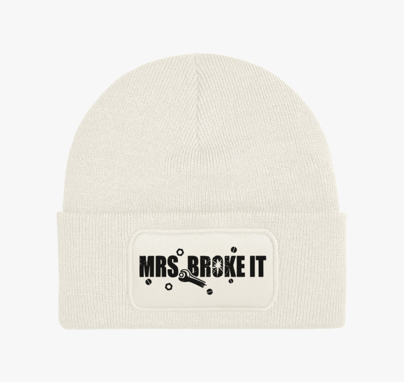 Mrs broke it téli sapka