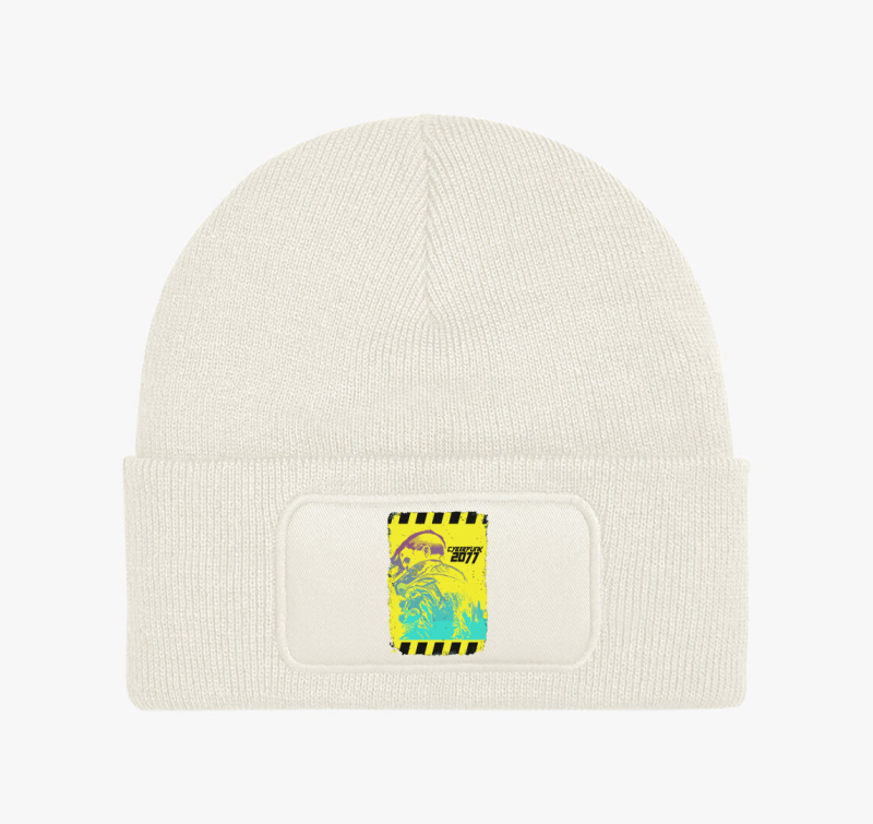 Cyberpunk 2077 plakát téli sapka