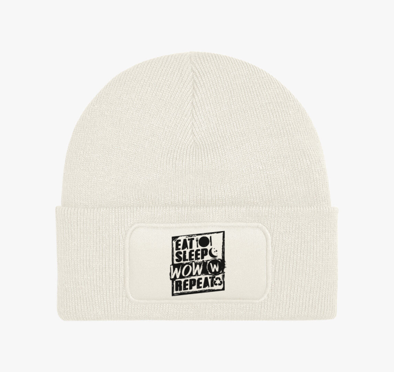 Eat sleep wow repeat téli sapka