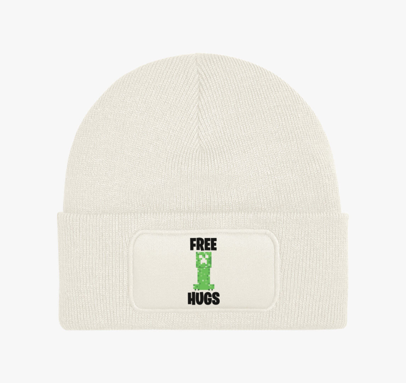 Minecraft free hug téli sapka