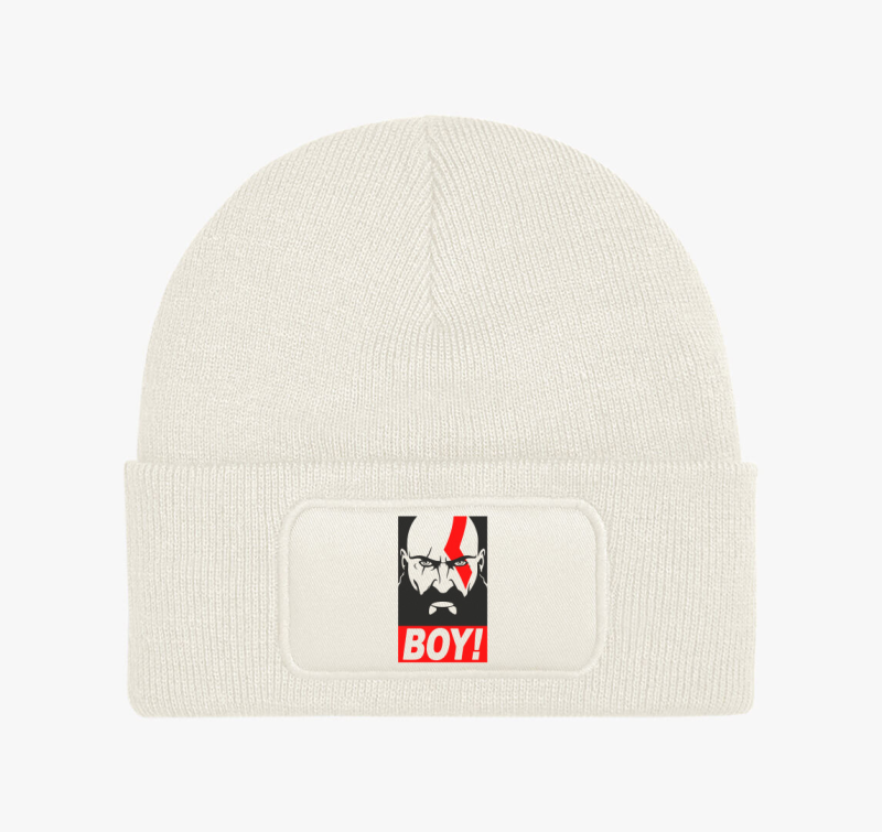 God of war BOY feliratú téli sapka