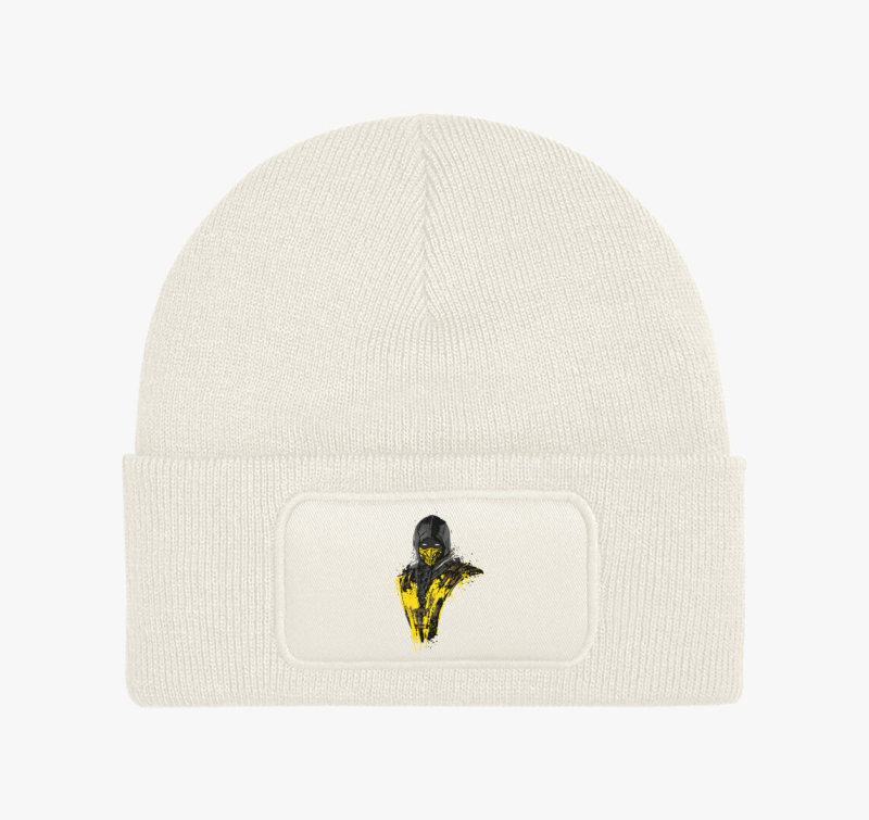 Mortal Kombat Scorpion Dotted téli sapka