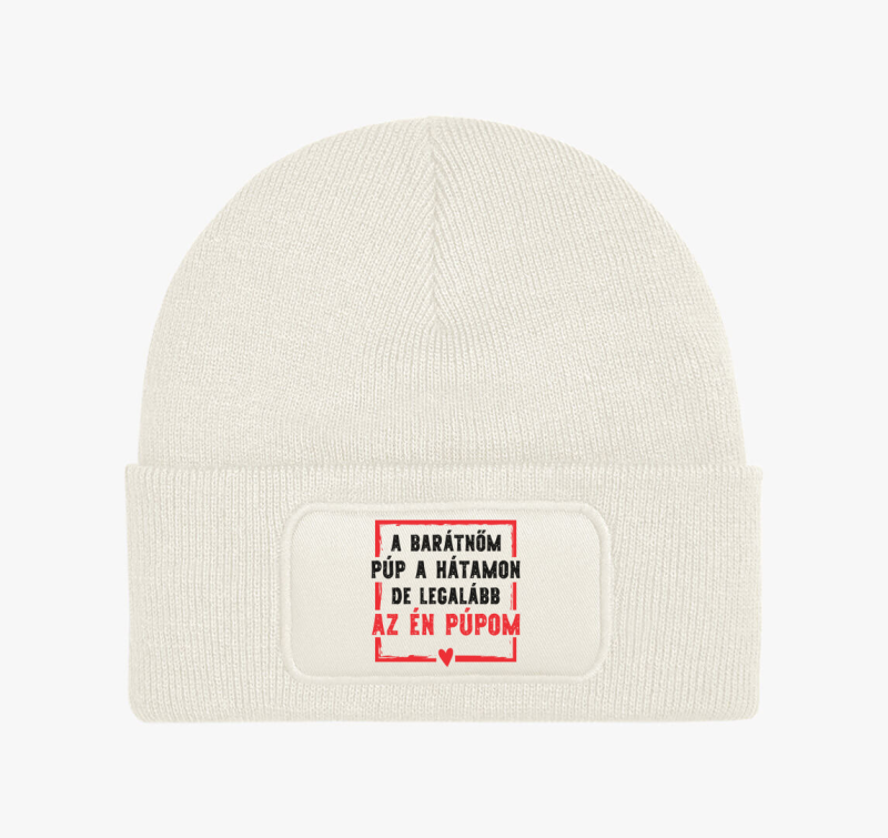 A barátnőm púp a hátamon de az én púpom páros téli sapka
