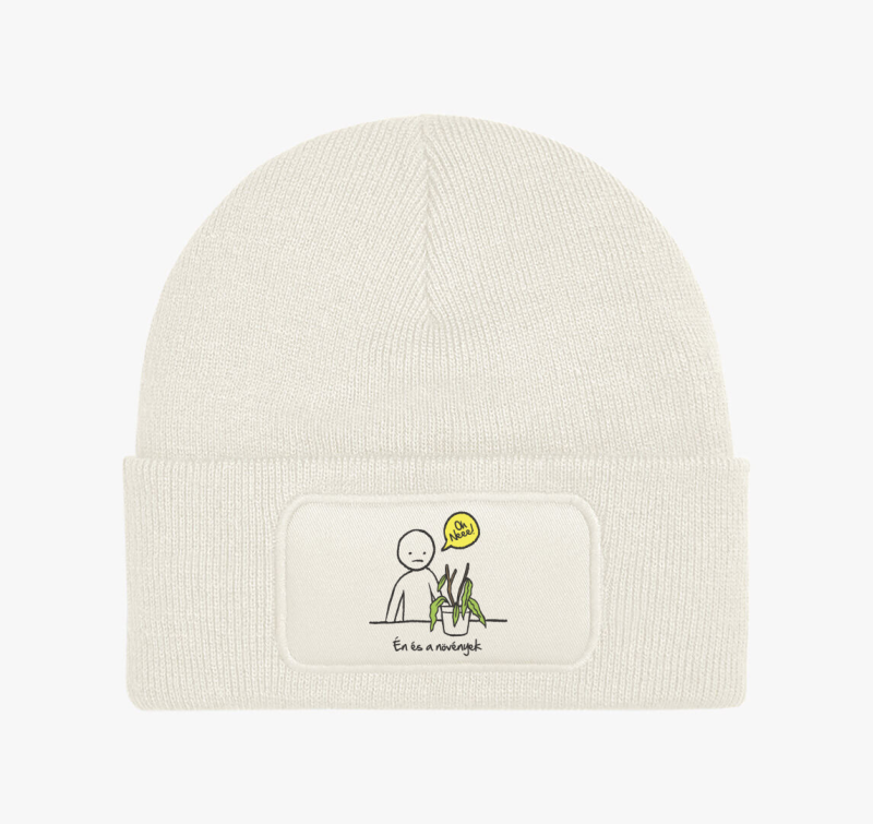 Én és a Növények vicces téli sapka