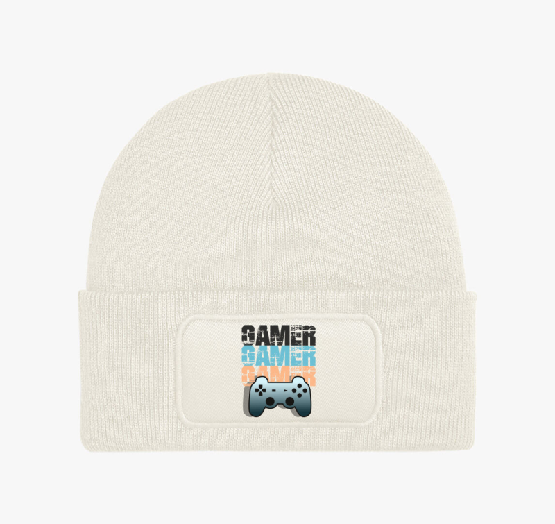 Gamer mintás téli sapka