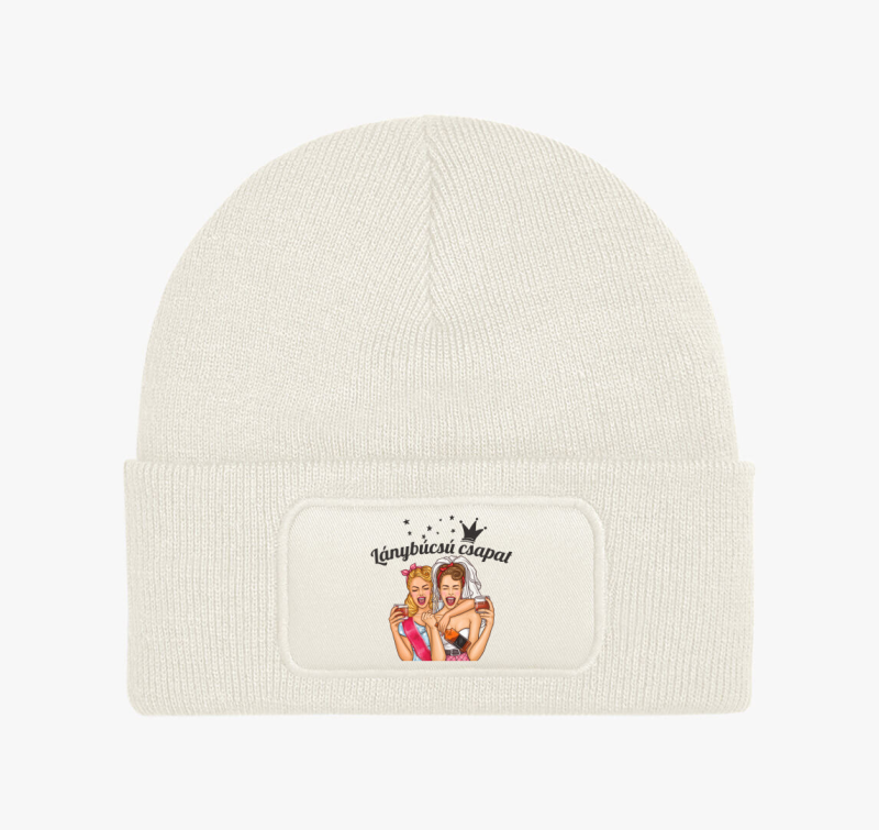 Lánybúcsú csapat barátnő téli sapka