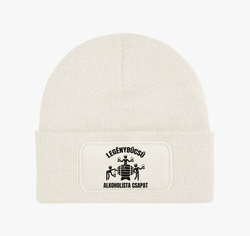 Legénybúcsú alkoholista csapat legénybúcsú téli sapka