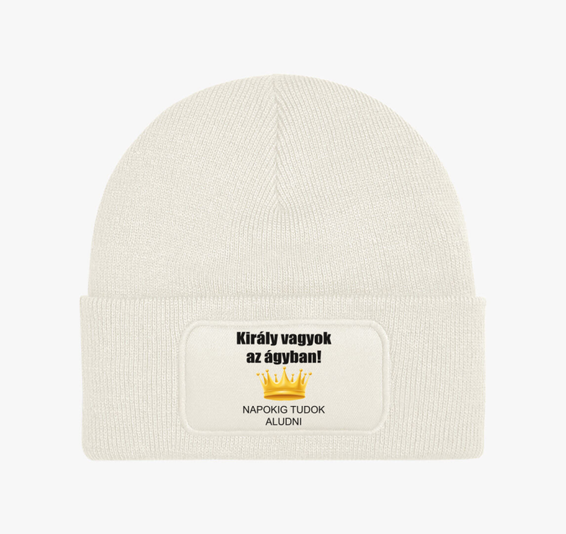 Király vagyok az ágyban! téli sapka