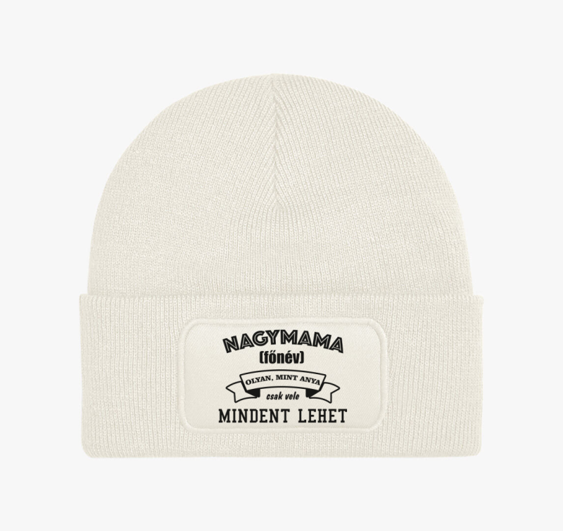 Nagymama vele mindent lehet téli sapka