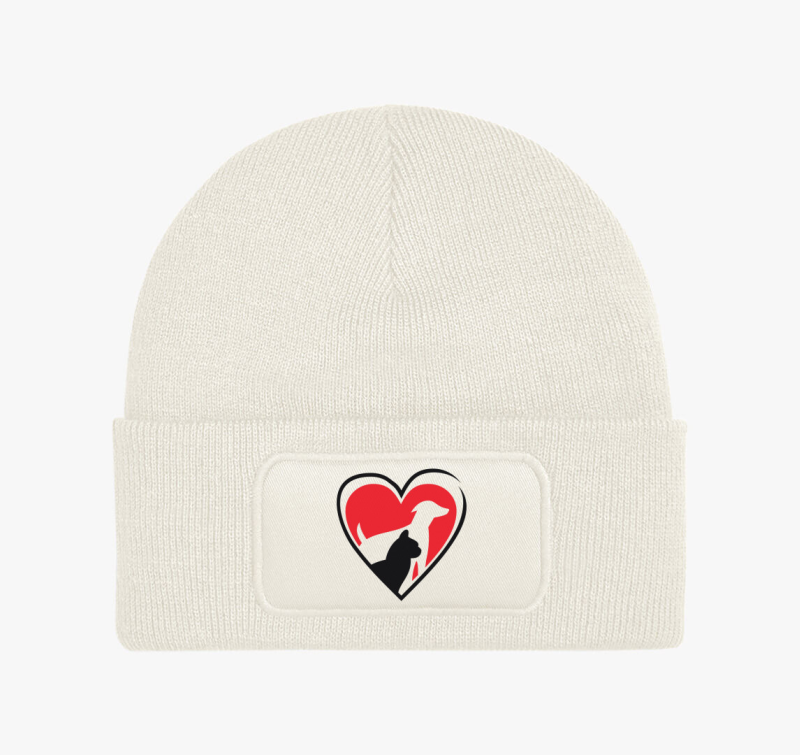 Kutya macska szív téli sapka