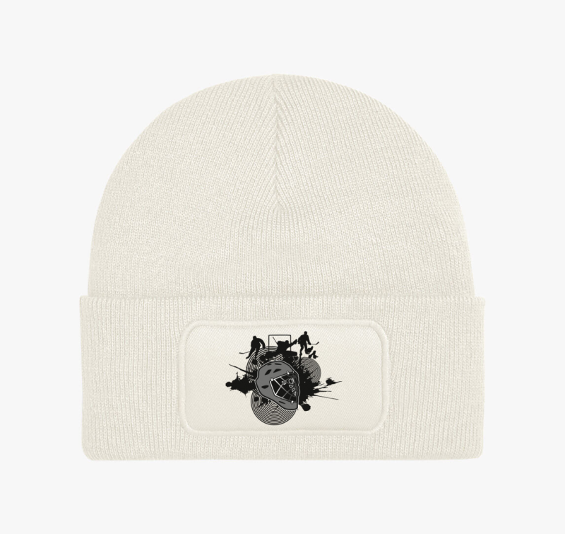 Jégkorong mintás téli sapka