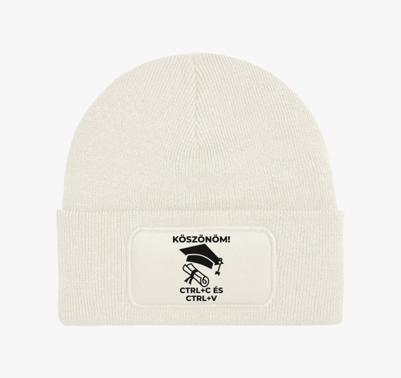 Köszönöm CTRL + C és CTRL + V téli sapka