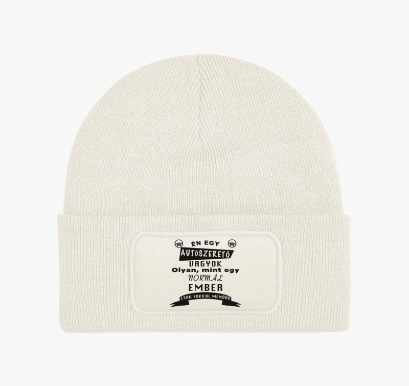 Én egy autószerető vagyok téli sapka