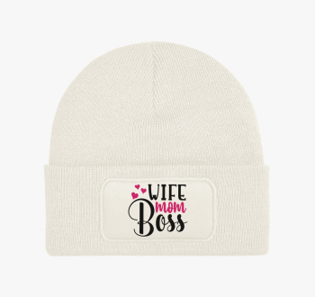 Wife mom téli sapka