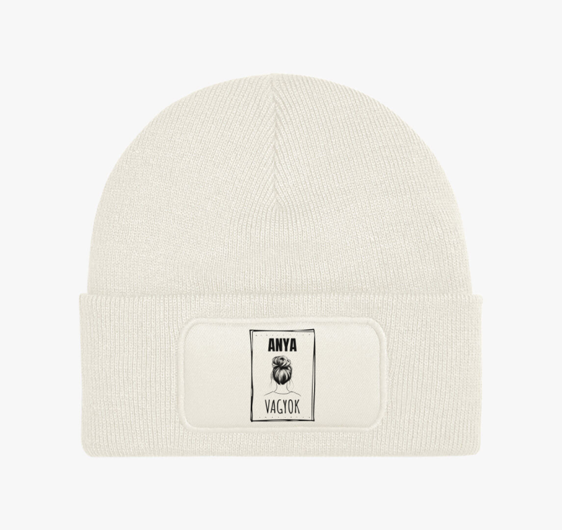 Anya vagyok hajas téli sapka