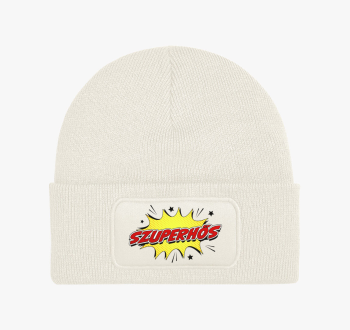 Szuperhős felirat té