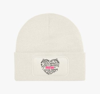 Mom szívben téli sap