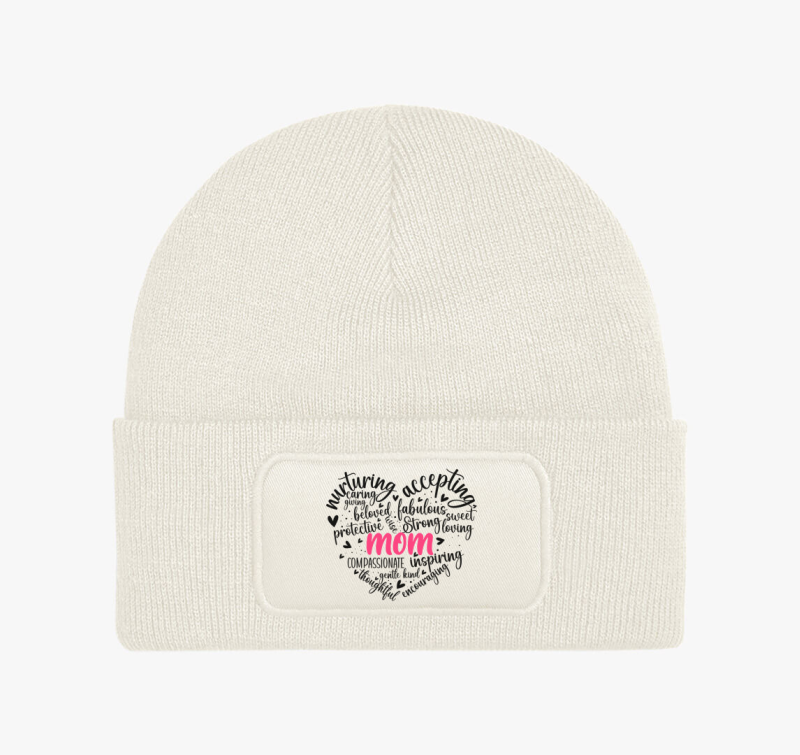 Mom szívben téli sapka