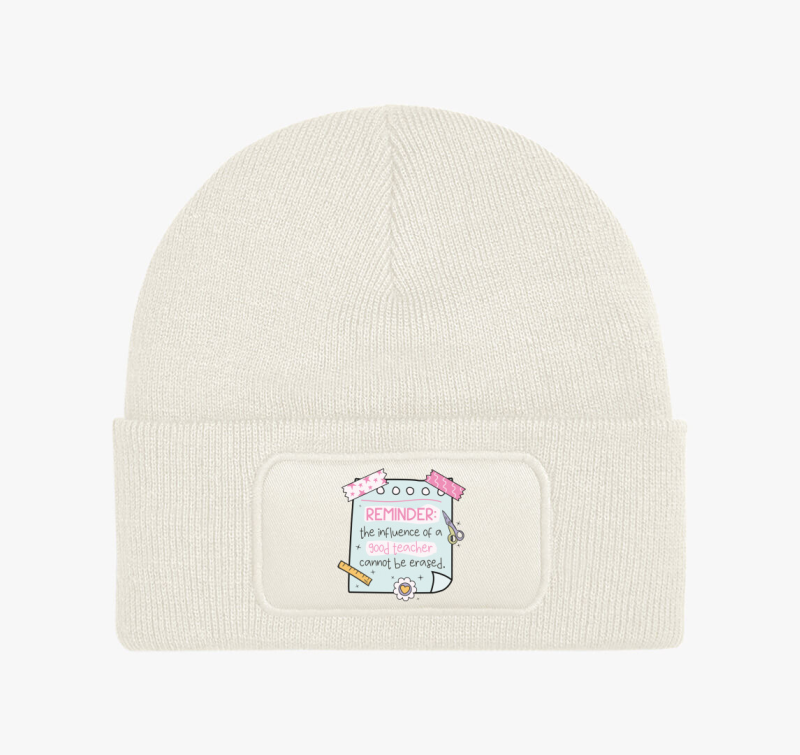 Teacher reminder influence téli sapka